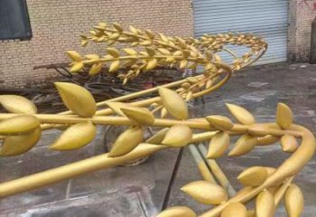 田間水稻雕塑廠 彩繪仿真雕塑制作 園林擺件