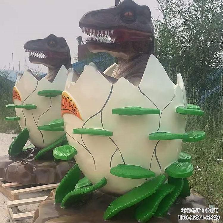 城市恐龍蛋雕塑 風景區(qū)彩繪雕塑 抽象擺件
