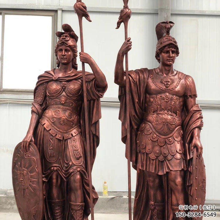 園林武士雕塑 風景區仿真雕塑 廣場小品