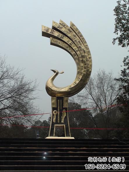 承接風景區(qū)鳳凰雕塑廠家 售樓處廣場雕塑 仿古擺件