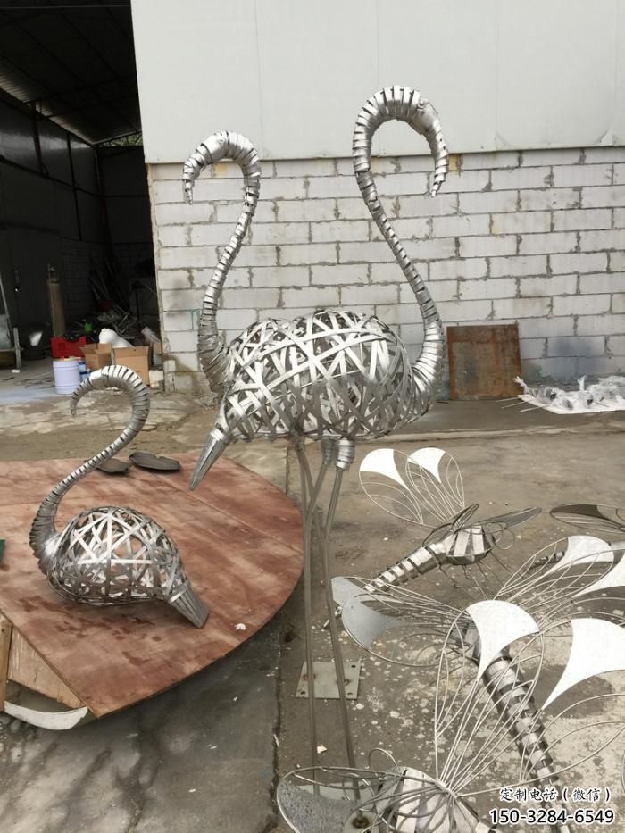 承接風景區(qū)仙鶴雕塑 售樓處廣場雕塑 仿古擺件