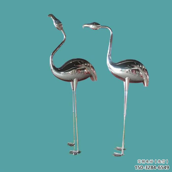 廣場仙鶴雕塑制造商 公園仿真雕塑 抽象擺件