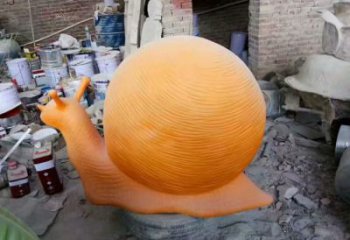 公園玻璃鋼蝸牛雕塑廠家 酒店門口雕塑 彩繪擺件