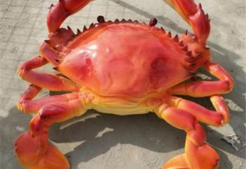 園林玻璃鋼螃蟹雕塑 風(fēng)景區(qū)仿真雕塑 廣場(chǎng)小品