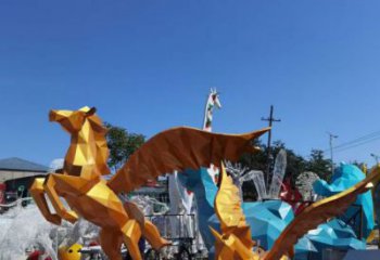 玻璃鋼商場飛馬雕塑 仿真雕塑 店門口小品