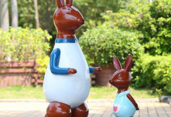 售樓處玻璃鋼袋鼠雕塑 商業(yè)街仿真雕塑 動物擺件