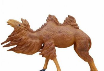 店門口玻璃鋼駱駝雕塑廠家 創意動漫雕塑 仿真擺件