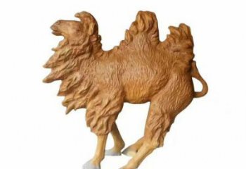門口玻璃鋼駱駝雕塑廠家 售樓處仿真雕塑 彩繪小品