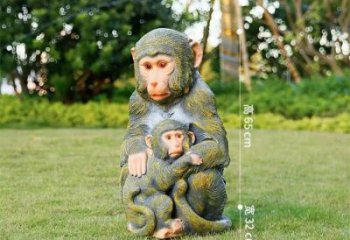 園林玻璃鋼猴子雕塑 城市廣場雕塑 步行街擺件