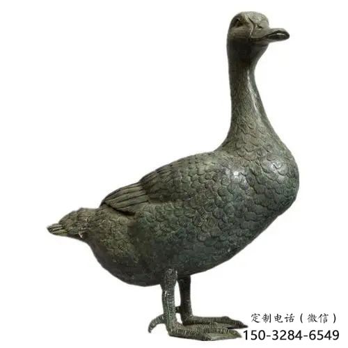 鴨子雕塑廠家，仿真動物， 公園廣場街頭擺件 (10)