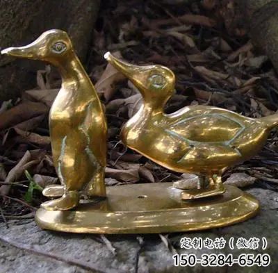 鴨子雕塑廠家，仿真動物， 公園廣場街頭擺件 (11)