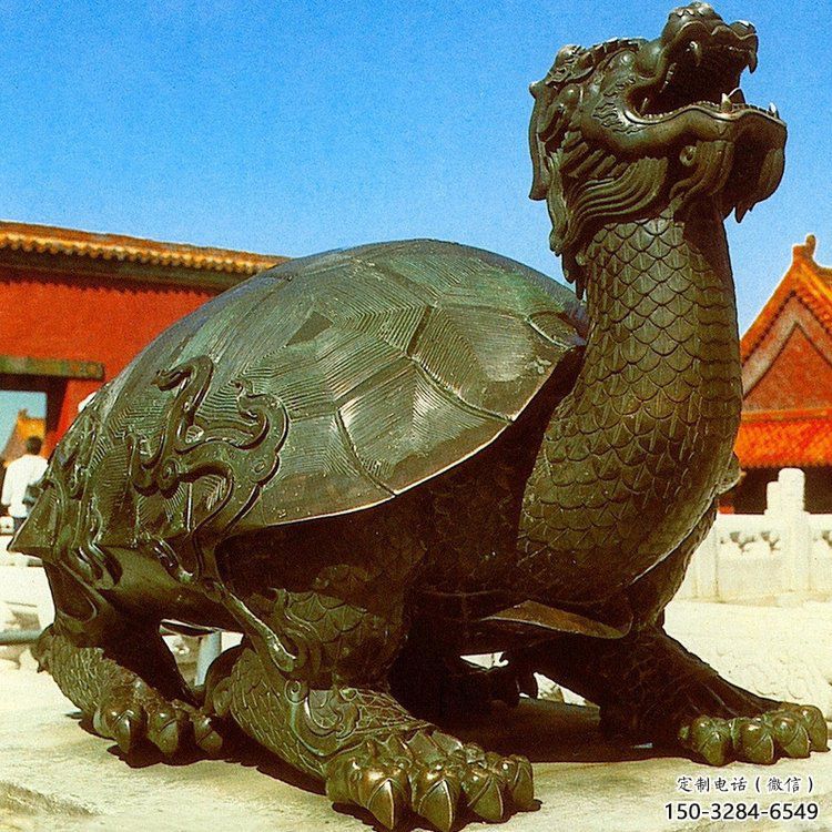 銅烏龜雕塑生產廠家，神獸動物，仿古公園廣場擺件