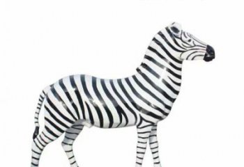 斑馬雕塑廠家，仿真彩繪工藝，公園廣場街頭小品