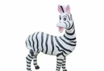 斑馬雕塑加工，仿真彩繪工藝，公園廣場街頭擺件