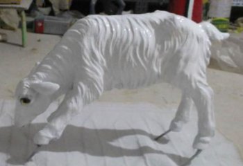 仿真山羊雕塑制作廠家 創意家禽雕塑 仿真擺件