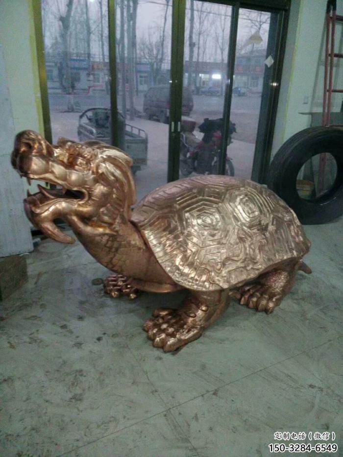 抽象海龜?shù)袼?店門口彩繪雕塑 步行街擺件