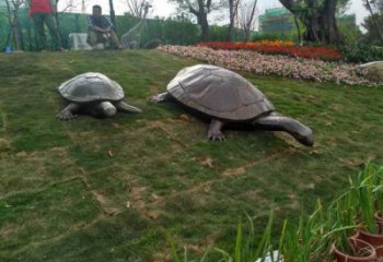 公園海龜雕塑 酒店門口雕塑 彩繪擺件