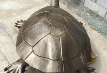 古銅色海龜雕塑 大型城市雕塑 商業街擺件