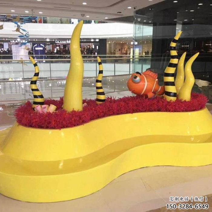 創(chuàng)意玻璃鋼海星雕塑 步行街店門口雕塑 影視劇小品