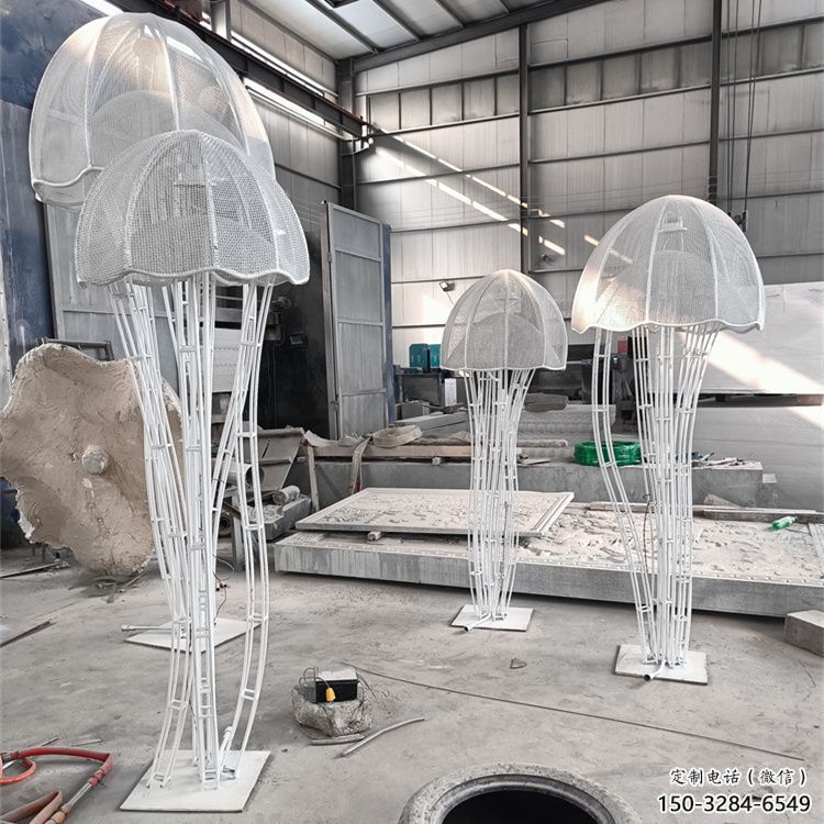 創(chuàng)意水母雕塑 步行街店門口雕塑 影視劇小品