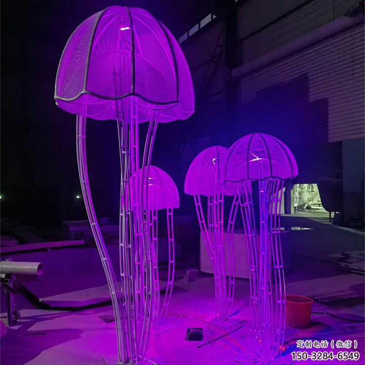 店門口水母雕塑 創(chuàng)意景觀雕塑 仿真擺件