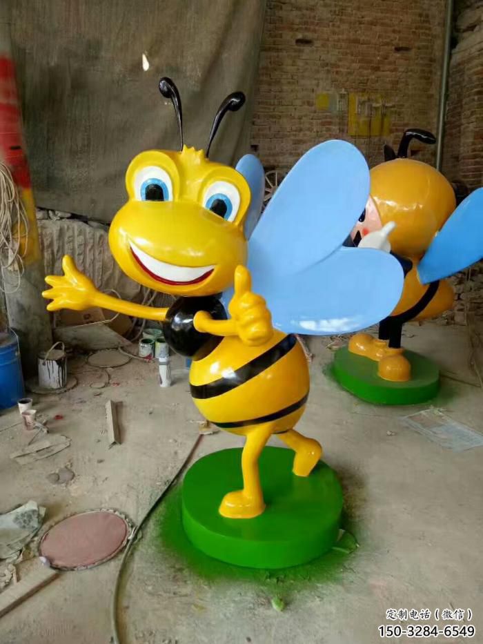 創(chuàng)意蜜蜂雕塑廠家 步行街店門口雕塑 影視劇小品
