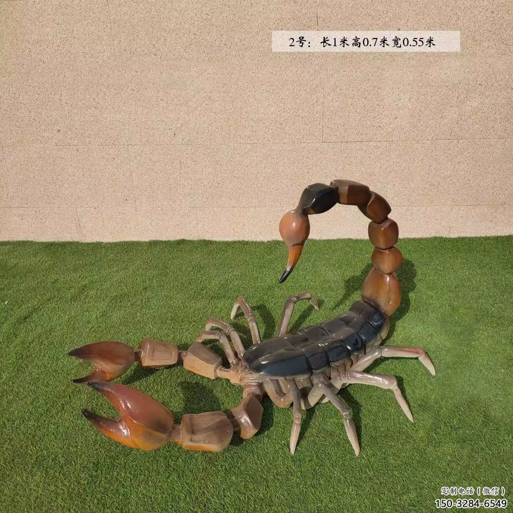 城市蝎子雕塑 風(fēng)景區(qū)彩繪雕塑 抽象擺件