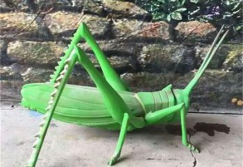 古銅色蟈蟈雕塑廠家 大型城市雕塑 商業街擺件