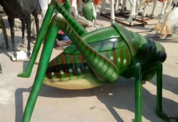 商業(yè)街蟈蟈雕塑廠家 售樓處雕塑 動(dòng)物擺件