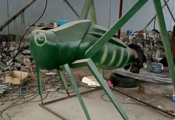 廣場(chǎng)蟈蟈雕塑 公園仿真雕塑 抽象擺件