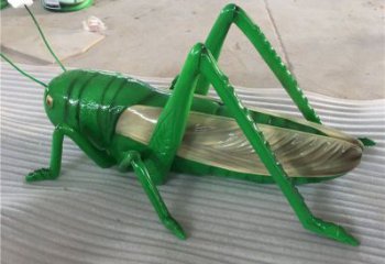 大型蟈蟈雕塑 商業(yè)街廣場(chǎng)雕塑 彩繪擺件