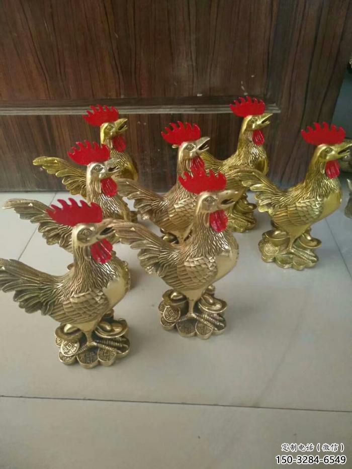 街道小雞雕塑，動物小品，剪影工藝