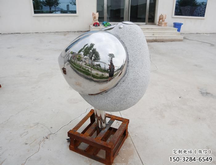 售樓部鳥類雕塑，景觀題材，抽象工藝