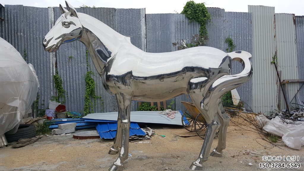 酒店戰馬雕塑，迪士尼主題，拋光工藝