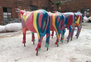 城市小牛雕塑，音樂擺件，噴砂工藝