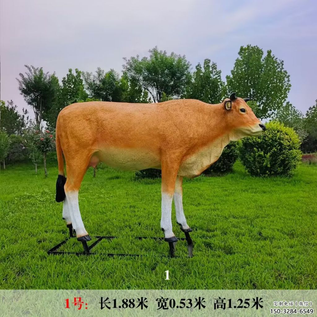 園林黃牛雕塑 風景區仿真雕塑 廣場小品