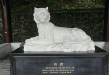 街道白虎雕塑，鑄銅農耕雕塑，古銅效果