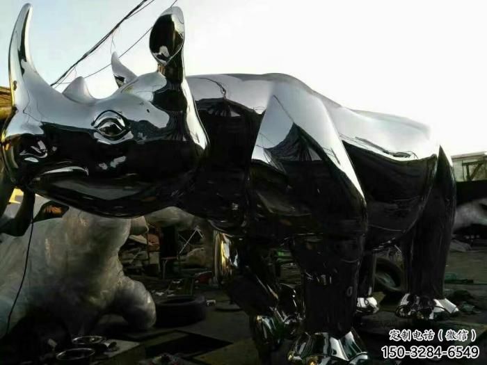 醫院犀牛雕塑，仿古動漫雕塑，仿古擺件