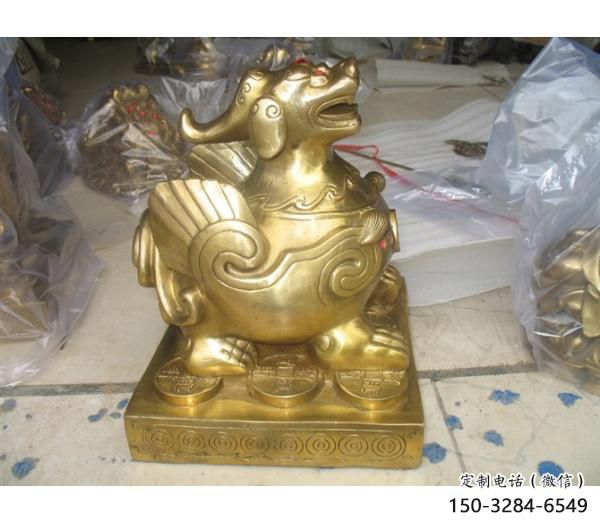 操場貔貅雕塑，鏤空海洋雕塑，噴砂制造