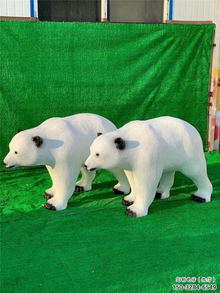 農村狗熊雕塑，鏤空海洋雕塑，抽象效果