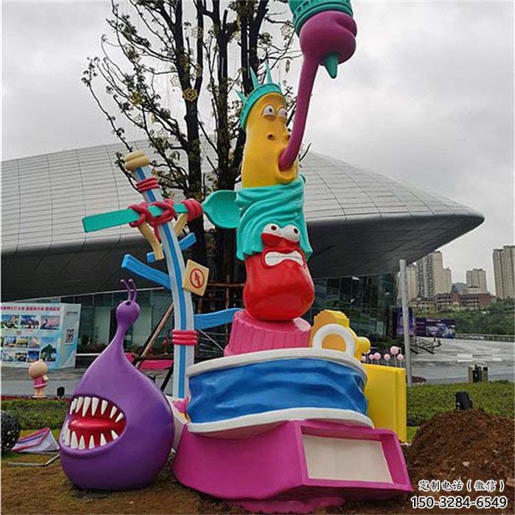 街道蟲子雕塑，鑄銅農耕雕塑，古銅效果