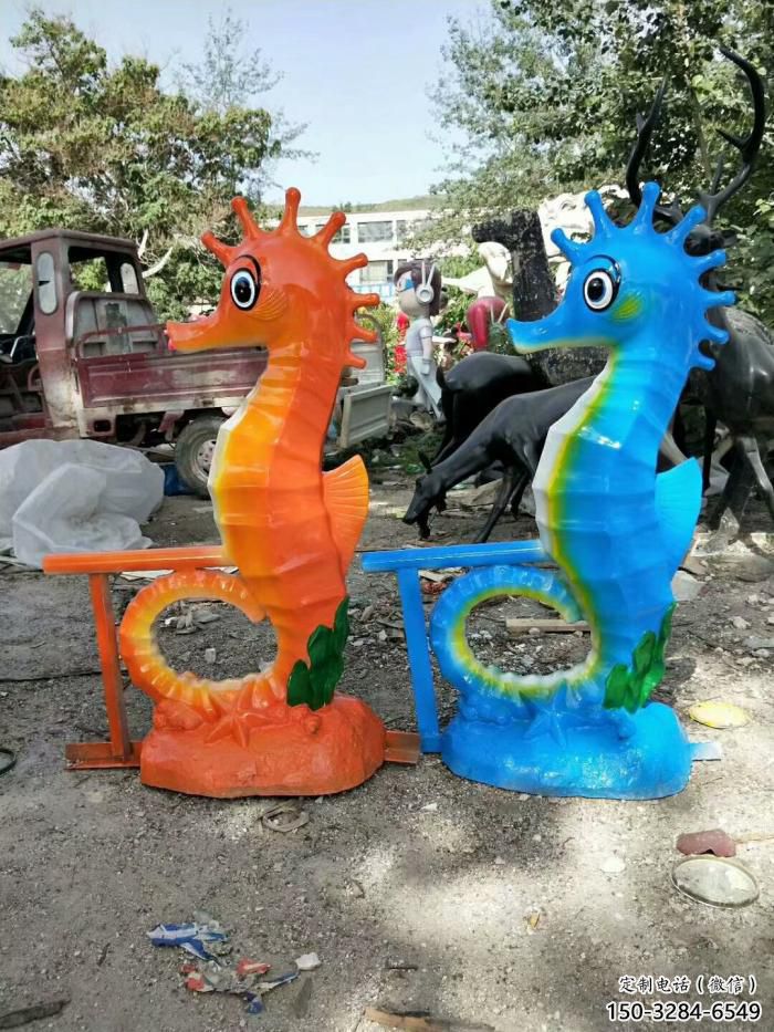 步行街河馬雕塑，鑄銅農耕雕塑，仿真方式