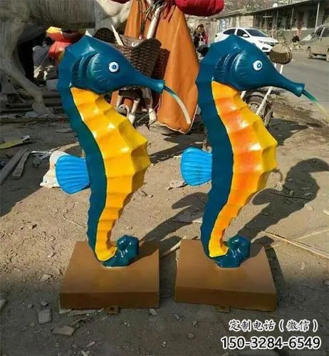 庭院河馬雕塑，鍍金歐式雕塑，卡通形式