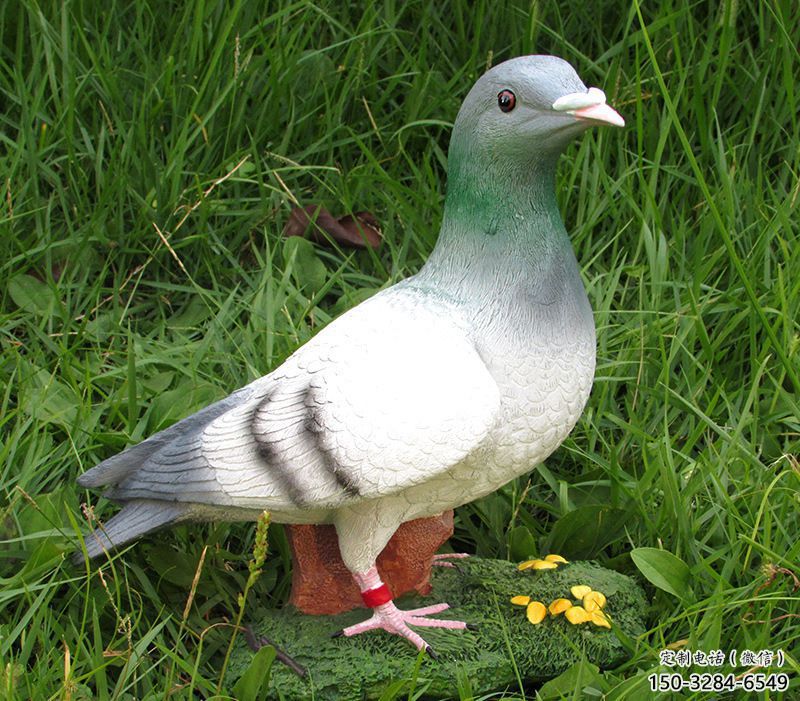 幼兒園鴿子雕塑，鐵藝文化雕塑，鑄造制作