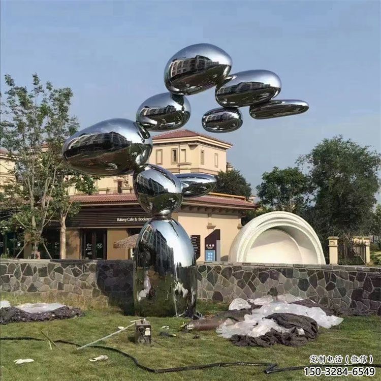 街道景觀石雕塑，鑄銅景觀雕塑，古銅效果