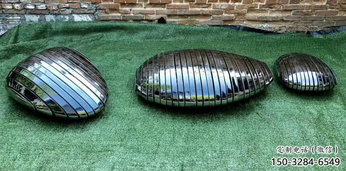 園林景觀石雕塑，噴漆景觀雕塑，網格形式