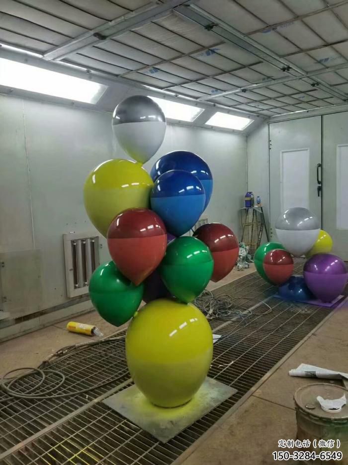 大型氣球雕塑，鍍銅景觀雕塑，鏡面工藝