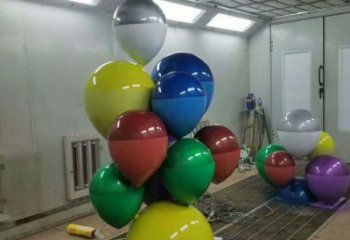 大型氣球雕塑，鍍銅景觀雕塑，鏡面工藝