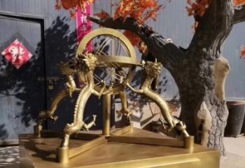 廣場渾天儀雕塑，抽象水景雕塑，抽象效果