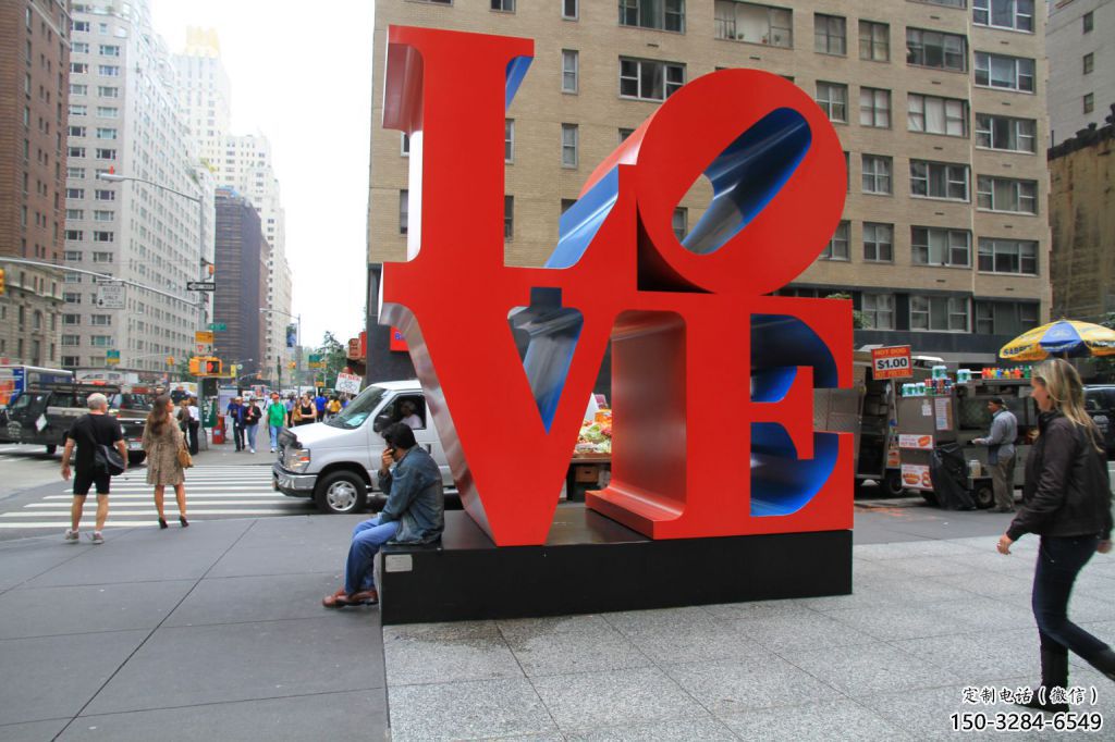 戶外景觀雕塑，鍍銅字母雕塑廠家，鏡面工藝